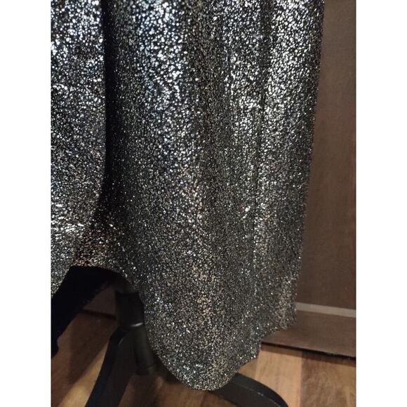 LANE BRYANT 3/4 Sleeve V-Neck Wrap Formal Dress Sz 24 Ombre Purple Gold Event - Picture 2 of 10